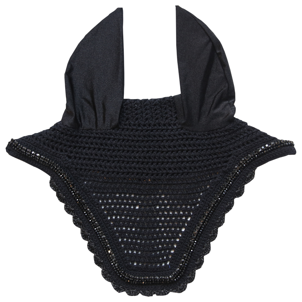 Kentucky Horsewear Fly Bonnet Wellington Stone & Pearl | FUNDIS Equestrian